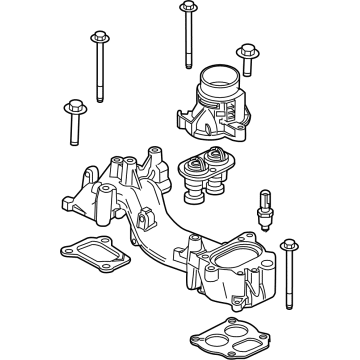 Ford LC3Z-8C368-D Pipe - Water Bypass