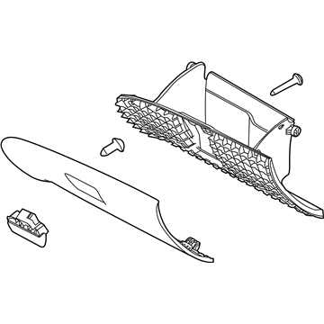 Mercury AE5Z-54060T10-AA Box Assembly - Glove Compartment