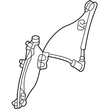 Lincoln 8E5Z-5423200-A Regulator - Window - Less Motor