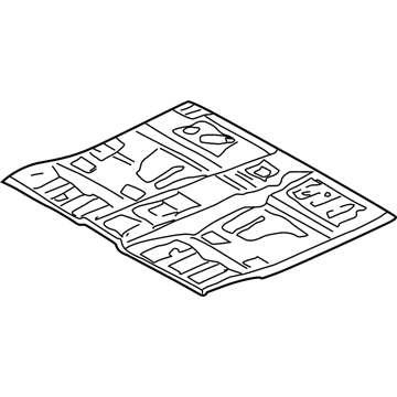 Ford YL8Z-7811135-AA Pan Assembly - Floor Front