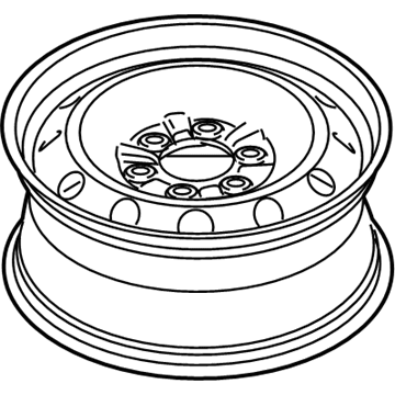 Ford 5L3Z-1015-DA Wheel Assembly