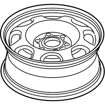 Ford AL3Z-1015-B Wheel Assembly