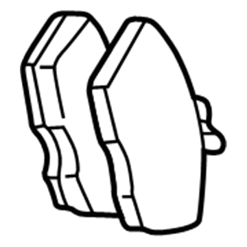 Ford 4W4Z-2200-AA Kit - Brake Shoe And Hardware