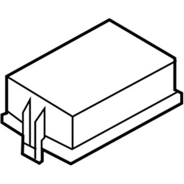 Ford F57Z-14A003-AA Fuse Box Cover, Upper Outer F57Z-14A003-AA Ford Fuse Box Cover, Upper Outer Illustration 1 of 1