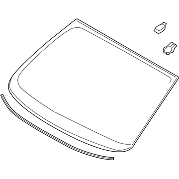 Ford DS7Z-5403100-A Glass - Windscreen