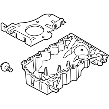 Ford 7T4Z-6675-A Pan Assembly - Engine Oil