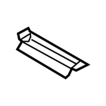 Ford 7T4Z-7810928-B Floor Reinforcement, Rear 7T4Z-7810928-B Ford Floor Reinforcement, Rear Illustration 1 of 1