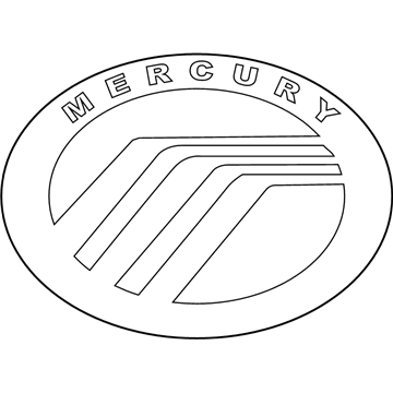 Mercury 8T5Z-5442528-A Emblem