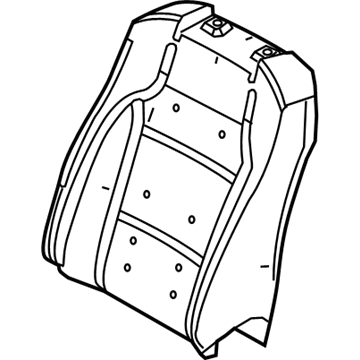 Ford FG1Z-5464811-P Pad - Seat Back