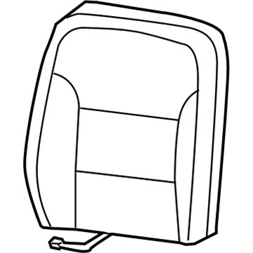 Lincoln 1W4Z-5464416-AAA Cover Assembly - Seat Back