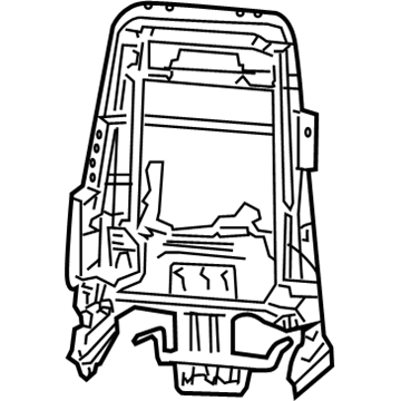 Lincoln 1W4Z-5461018-AA Frame Assembly