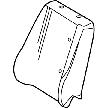Mercury AN7Z-5464416-AA Cover Assembly - Seat Back