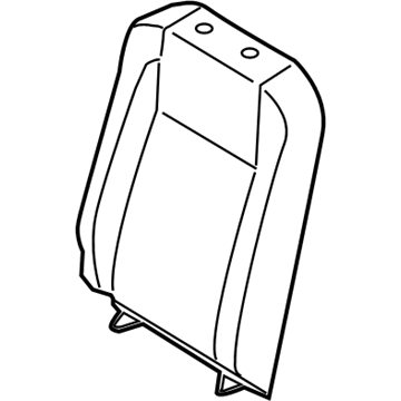 Ford HK4Z-6366601-DX Cover Assembly - Rear Seat Back