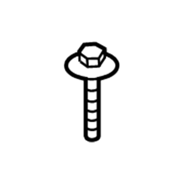 -W711273-S439 Ford Cover Screw Illustration 1 of 1