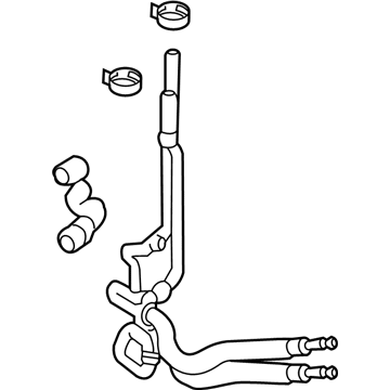 Ford DG1Z-7R081-J Tube - Oil Cooler