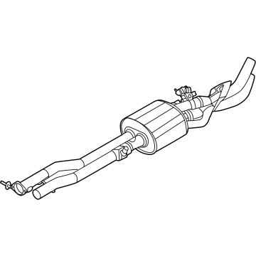 Ford MB3Z-5255-H Muffler & Pipe