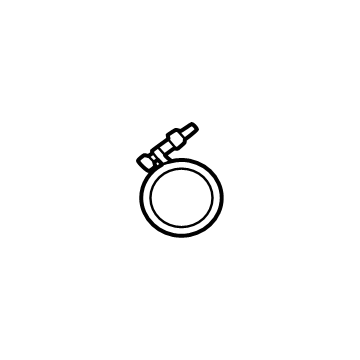 Ford LX6Z-5A215-D Clamp - Exhaust