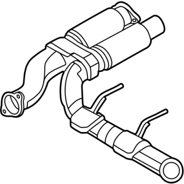 Ford MB3Z-5A212-F Front Pipe