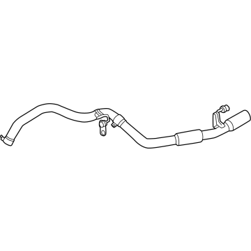 Ford MB3Z-5230-AJ Rear Pipe