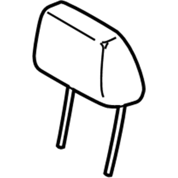 Ford DT1Z-17611A08-AB Head Rest Assembly