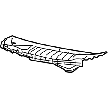 Ford 6L2Z-78022A69-AAA Cowl Grille, Driver Side 6L2Z-78022A69-AAA Ford Cowl Grille, Driver Side Illustration 1 of 1
