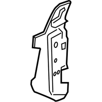 6L2Z-78023A60-A Ford Insulator, Passenger Side Illustration 1 of 1