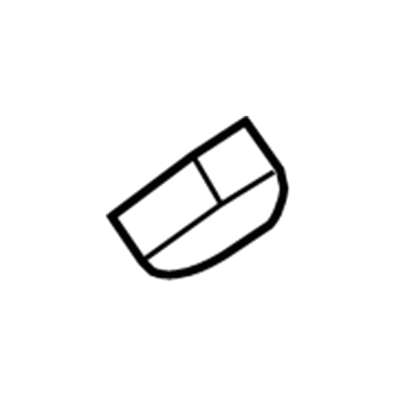 Ford 3C2Z-1560262-AAB Cover - Seat Belt - Upper