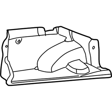 Lincoln 3W4Z-5445423-AAA Carpet - Rear Quarter Panel