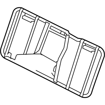 Ford 4L3Z-16613A38-AA Frame - Rear Seat Back