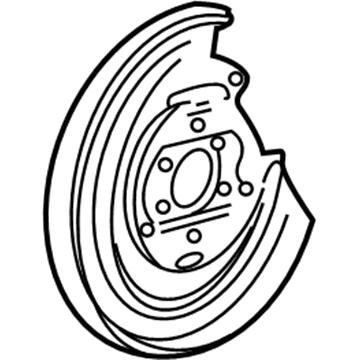 Ford F75Z-2B636-AA Plate - Support