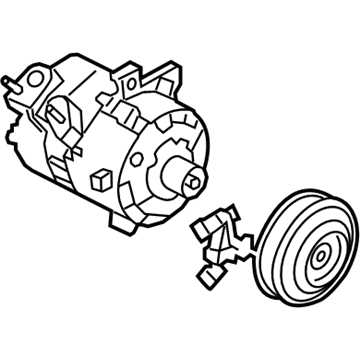 Ford L1MZ-19703-K Compressor Assembly L1MZ-19703-K Ford Compressor Assembly Illustration 1 of 1