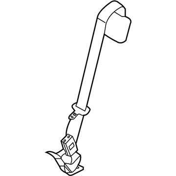 Ford 9C2Z-16611B64-AA Seat Belt Assembly
