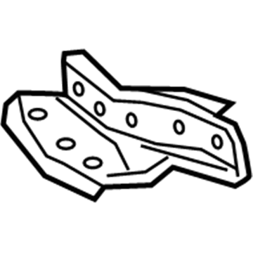 Lincoln 4L3Z-17752-AA Bracket - Bumper Mounting