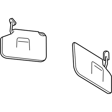 Ford 8G1Z-5404104-AA Visor Assembly - Sun
