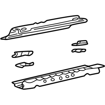 Mercury 3C5Z-7841302-BA Rail Assembly - Roof Side