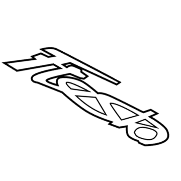 Ford BE8Z-5842528-A Name Plate