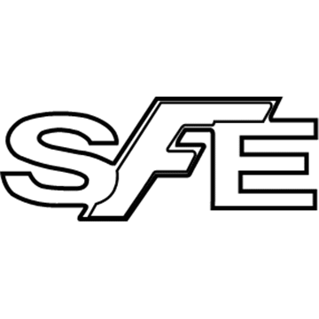 Ford AE8Z-9942528-B Name Plate