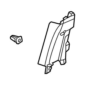 M2DZ-7824357-AB Ford Trim - B Pillar Illustration 1 of 1