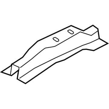 Ford F87Z-6A023-BA Support Bar F87Z-6A023-BA Ford Support Bar Illustration 1 of 1