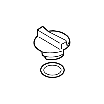 Ford F2GZ-6766-D Cap Assembly - Oil Filler