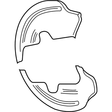 Ford 5R3Z-2C029-AA Shield - Brake Disc Splash