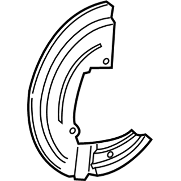 Lincoln 2L1Z-2K004-AA Shield - Splash
