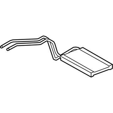 Ford KB3Z-18476-AA Radiator And Seal Assembly - Heater