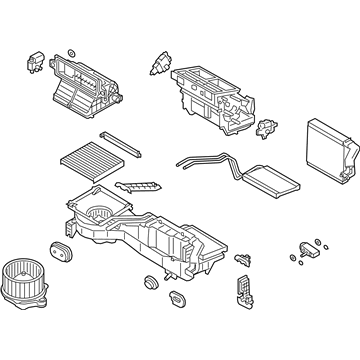Ford KB3Z-19B555-G Evaporator And Housing Assembly