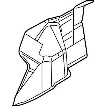 Ford 5S4Z-5445422-AAB Side Panel, Rear Passenger Side 5S4Z-5445422-AAB Ford Side Panel, Rear Passenger Side Illustration 1 of 1
