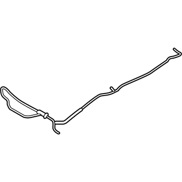 Ford KA1Z-17A605-A Washer Hose KA1Z-17A605-A Ford Washer Hose Illustration 1 of 1