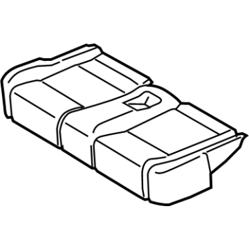 Ford CK4Z-9963840-AB Pad - Rear Seat Cushion