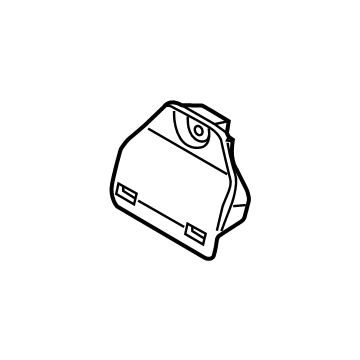 Ford BK3Z-99611B90-EA Bezel - Seat Belt Guide Bracket
