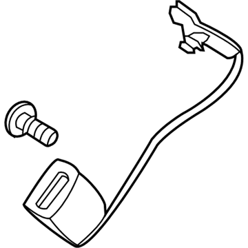 Ford LB5Z-78613D48-AA Buckle Assembly - Seat Belt