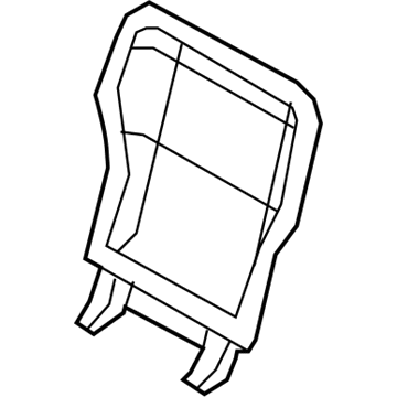 Ford 7T4Z-78613A38-B Frame - Rear Seat Back